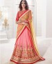 wedant FAshion Wedding Heavy Work Dulhan Collection Self Design Lahengha Choli Pink & Red